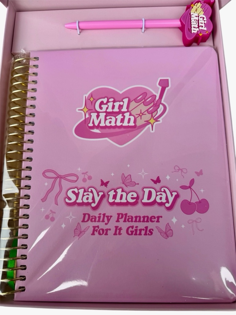 Pink 'Slay the Day' Daily Planner